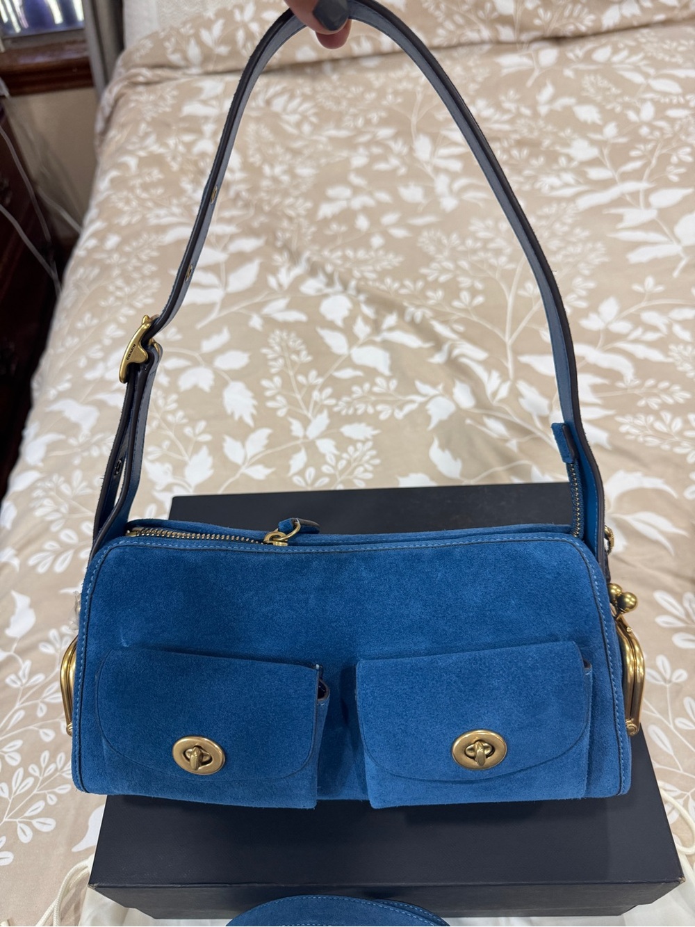 Coach mini Haversack Blue Jay Shoulder/Crossbody Bag - BRAND NEW - Picture 2 of 8